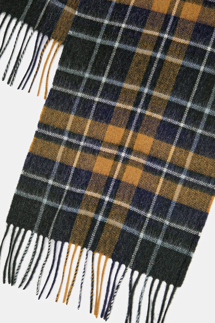 Doplňky Vlněná šála Barbour USC0137 zelená