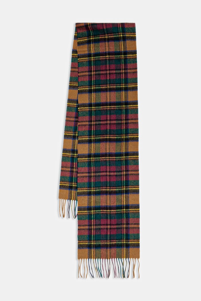 Barbour Szalik wełniany beżowy USC0137