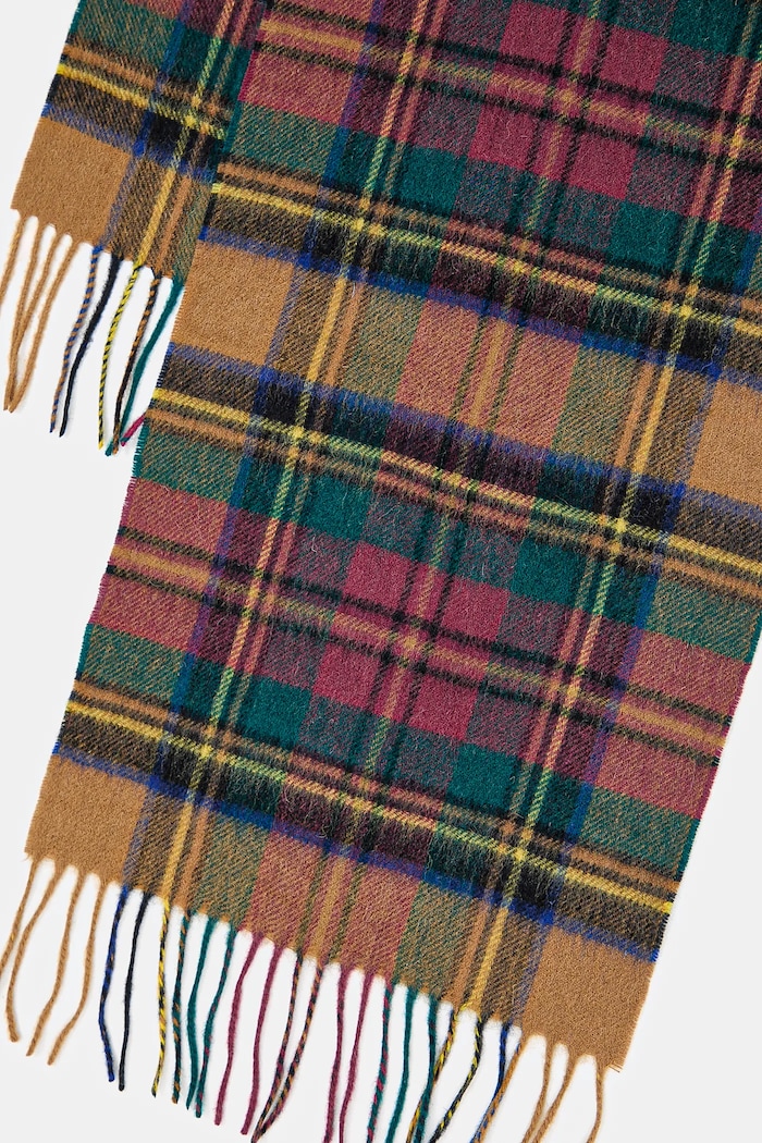 Akcesoria Barbour Szalik wełniany USC0137 beżowy