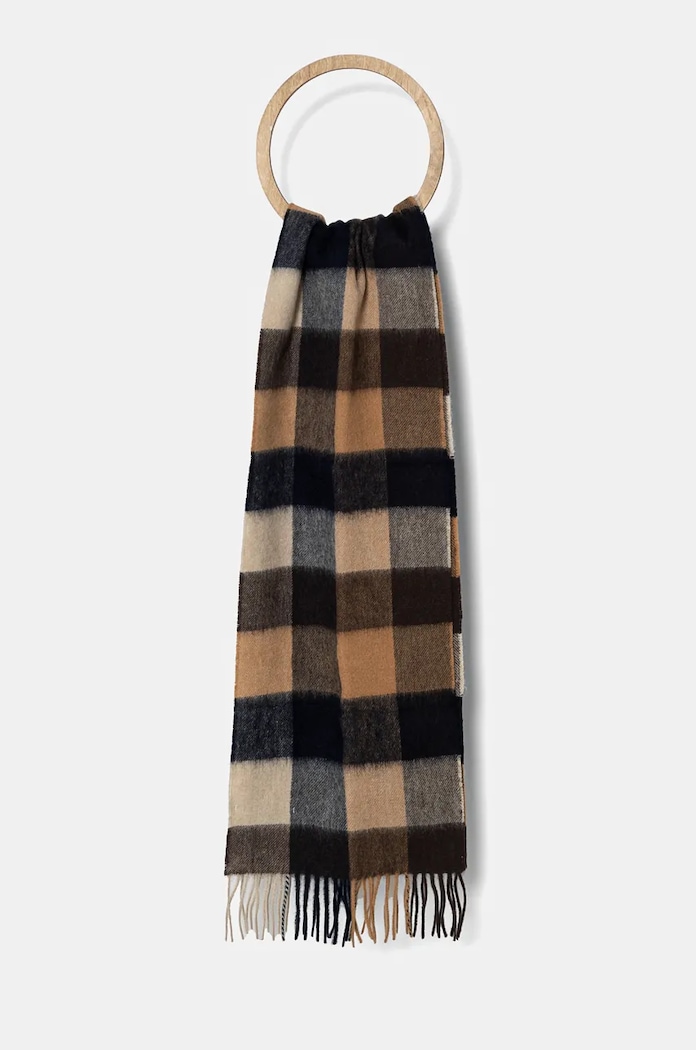 Barbour Fular de lână bej USC0005