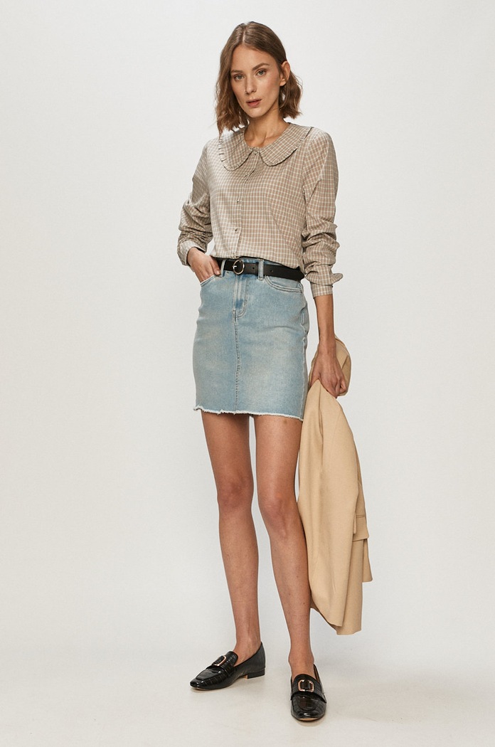 Vero Moda - Džínová sukně 10240484 modrá AA00