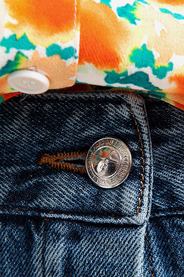 A.P.C. denim skirt Jupe Anita blue COETK.F06342