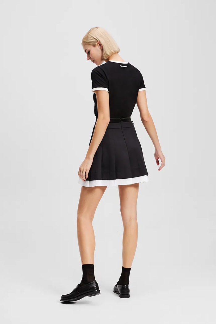 Karl Lagerfeld gonna A3W12021 nero SS26