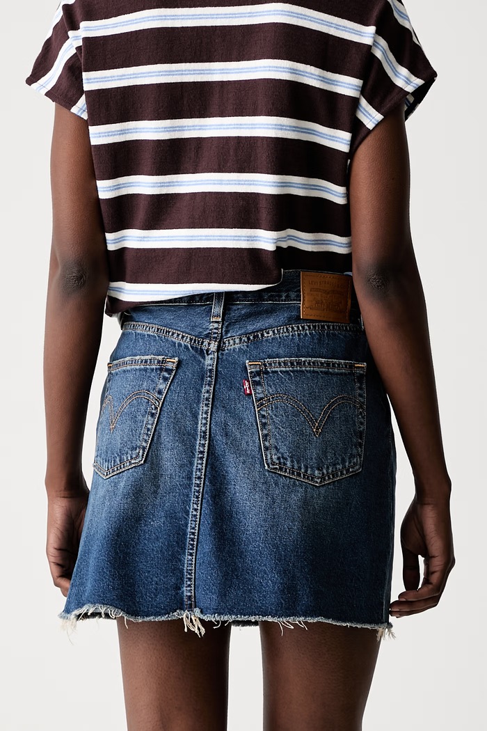 Ρούχα Levi's Φούστα pencil DECONSTRUCTED H1'26 005LW μπλε