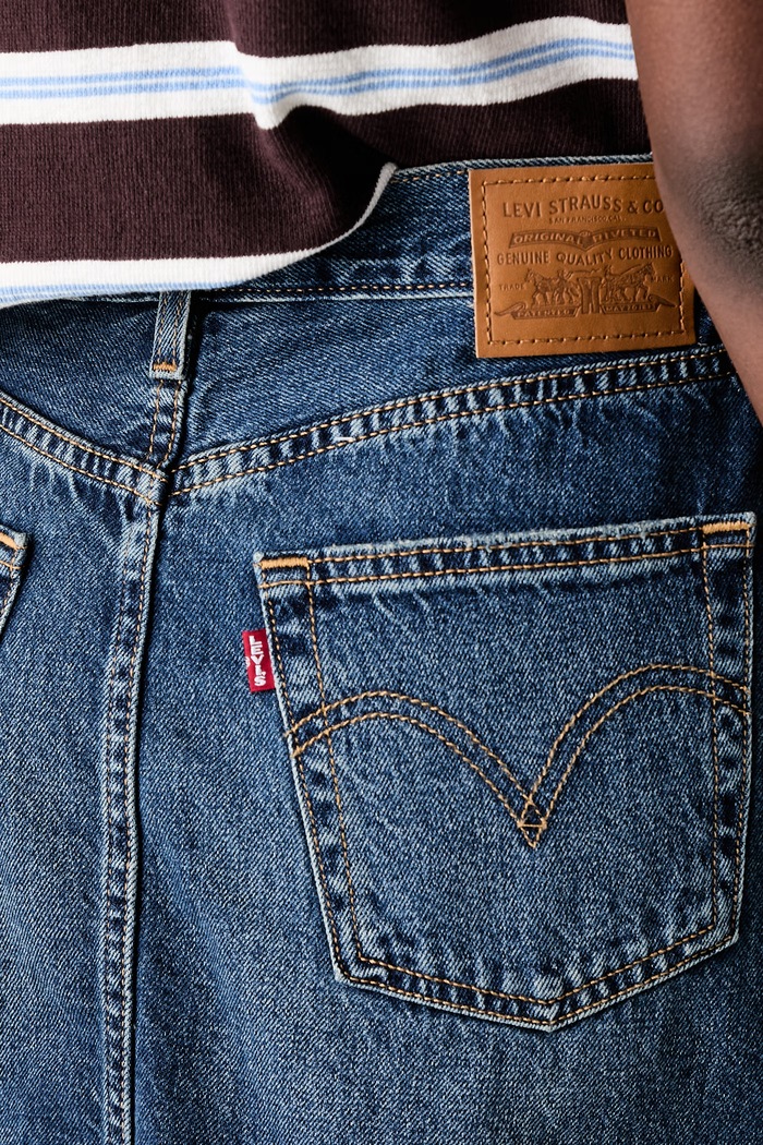 Φούστα pencil DECONSTRUCTED H1'26 Levi's 005LW μπλε