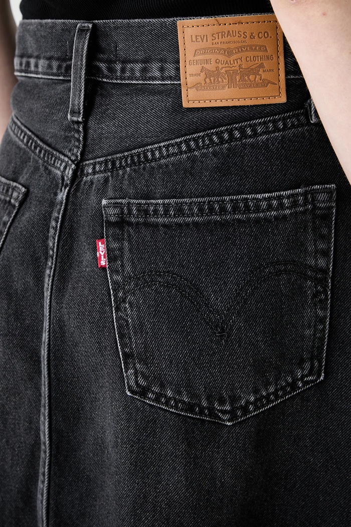 Φούστα pencil DECONSTRUCTED H1'26 Levi's 005LW μαύρο