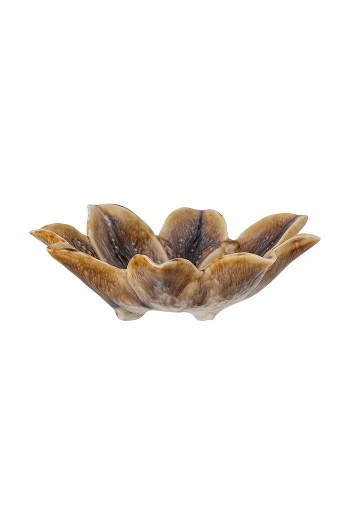 Διακοσμητικό μπολ Bloomingville Mansha καφέ 82060172