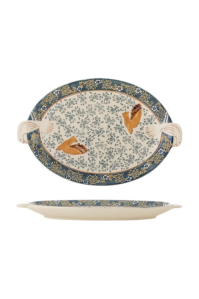 Kuchyňa a bar Servírovací tanier Bloomingville 34 x 3,5 x 25 cm 82072013 viacfarebná