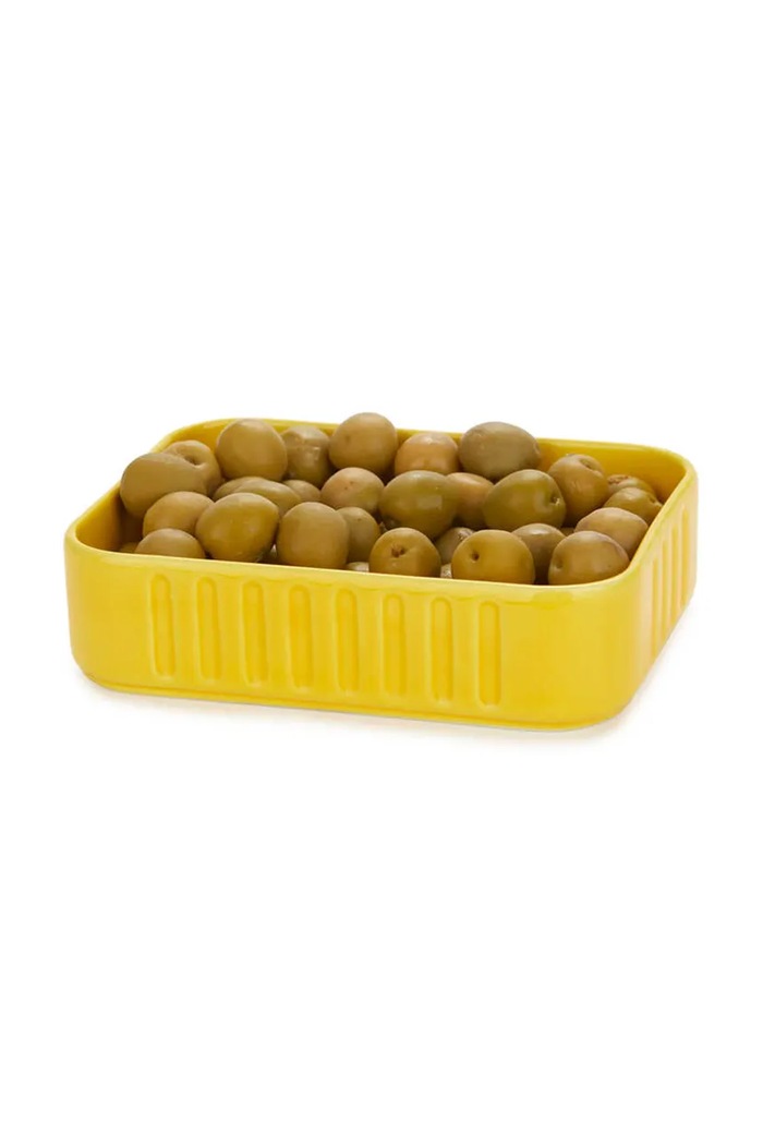 Servírovací miska Balvi Conserverie Sardines 12,5 cm 28025 žlutá AA00