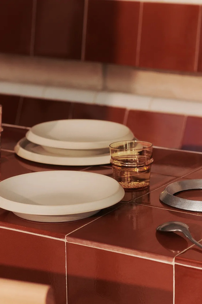 Μπολ σερβιρίσματος ferm LIVING Erena X Utzon 1104270738 μπεζ AA00