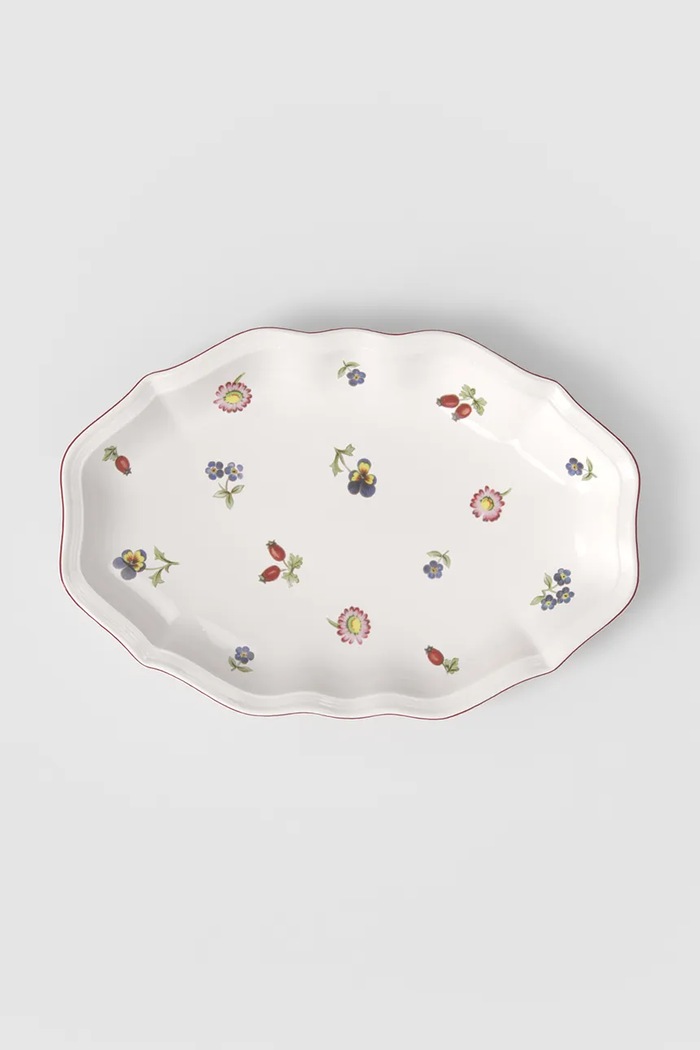 Блюдо Villeroy & Boch Petit Fleur 24 cm барвистий 10.2395.3570