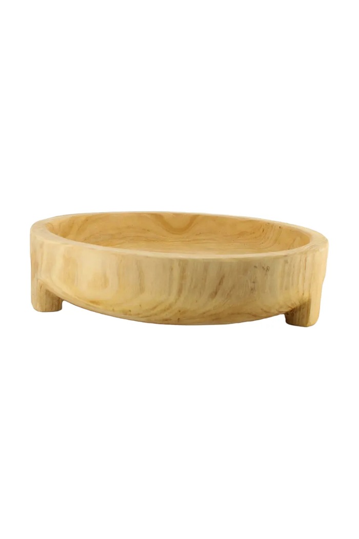Διακοσμητικό μπολ home & lifestyle 38 cm μπεζ 109239