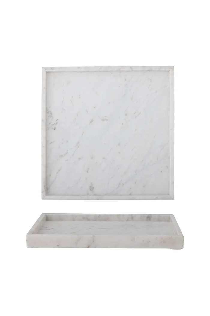 Bucătărie și bar Bloomingville tavă decorativă Majsa 35 x 3 x 35 cm 82068109 bej