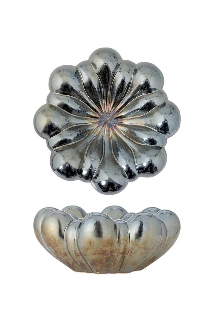 Bucătărie și bar Bloomingville bol decorativ Sheeran 31,5 x 14 cm 82072630 gri