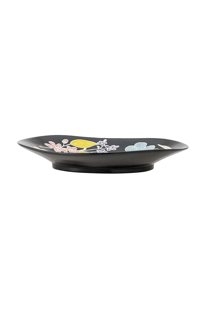 Servírovací podnos Bloomingville 26 x 3,5 x 25 cm 82072566 černá AA00