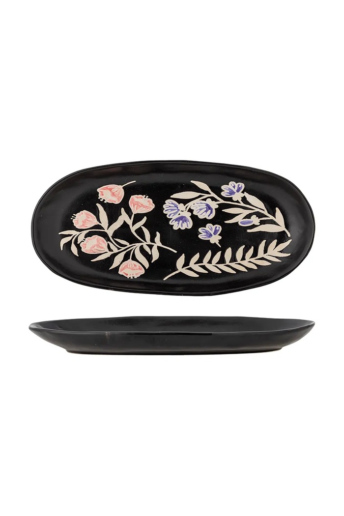Kuchyň a bar Servírovací podnos Bloomingville 41 x 4 x 19,5 cm 82072567 černá