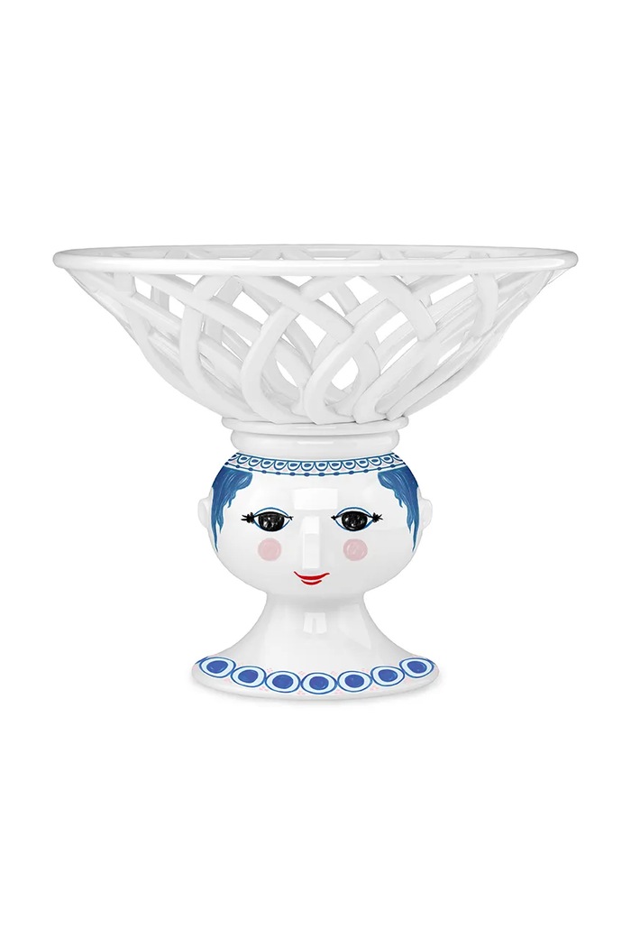 Bjørn Wiinblad okrasna skleda Dora 25 cm modra 53045