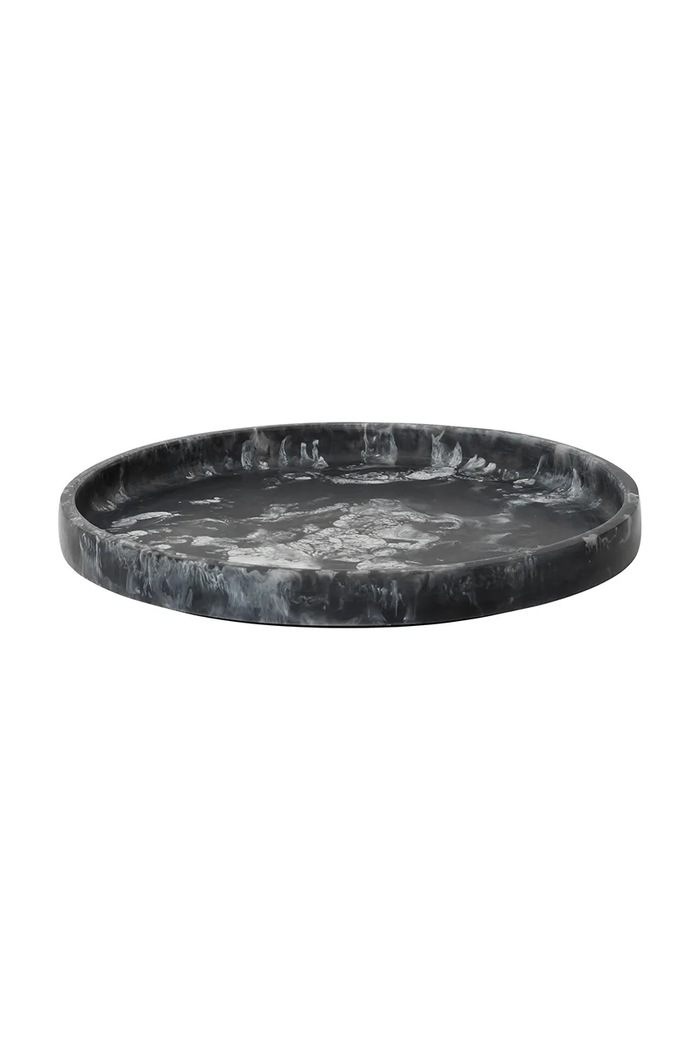Декоративный поднос ferm LIVING Mist 30 cm чёрный 1104271866
