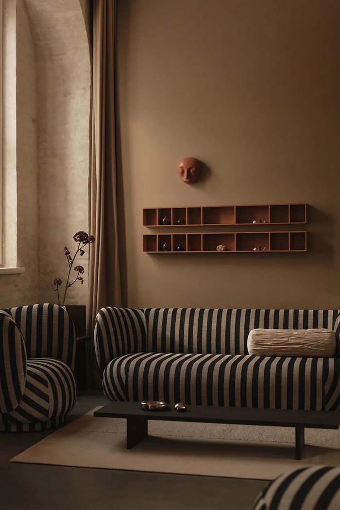 ferm LIVING misa ozdobna 18 x 4 cm 1104272106 szary