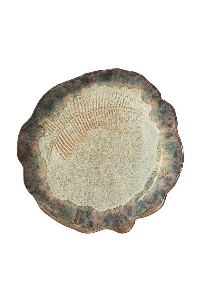 J-Line tavă decorativă 30,5 x 5 cm 53241 multicolor AA00