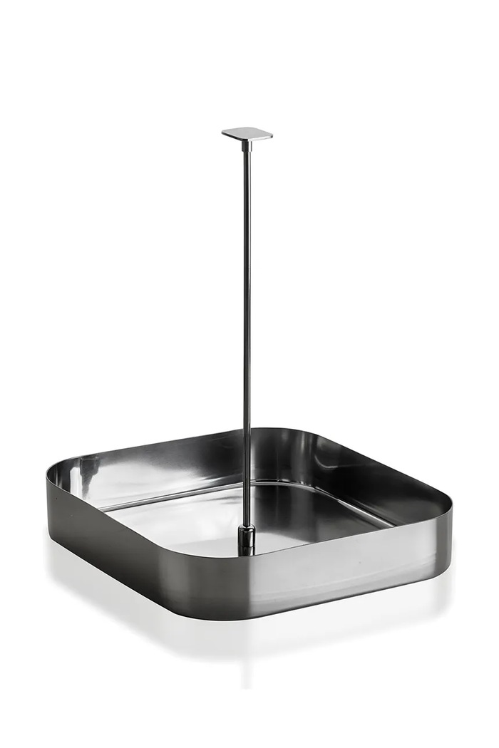 Mepra coș cu condimente Stile 15 x 15 cm gri 20045015