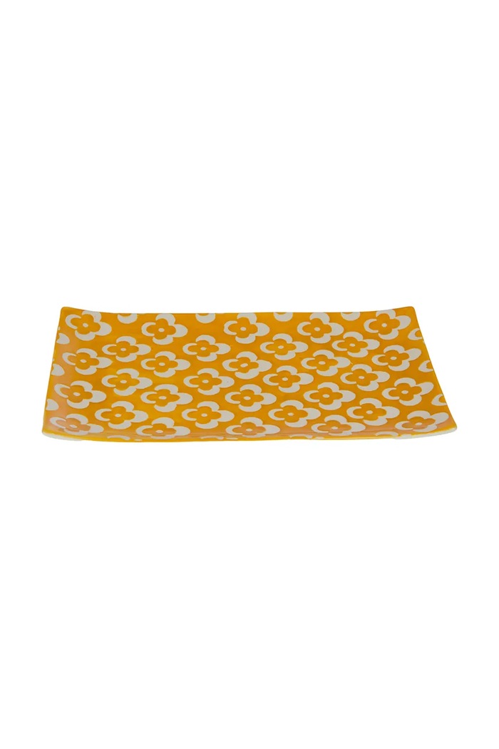 home & lifestyle farfurie de servire 3 x 32 x 20 cm multicolor 168830