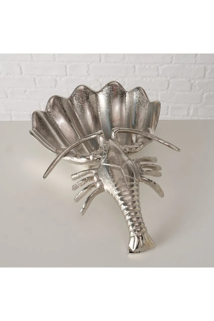 Кухня и бар Декоративное блюдо Boltze Lobster 35,5 x 22,5 x 8 cm 2056560 серый