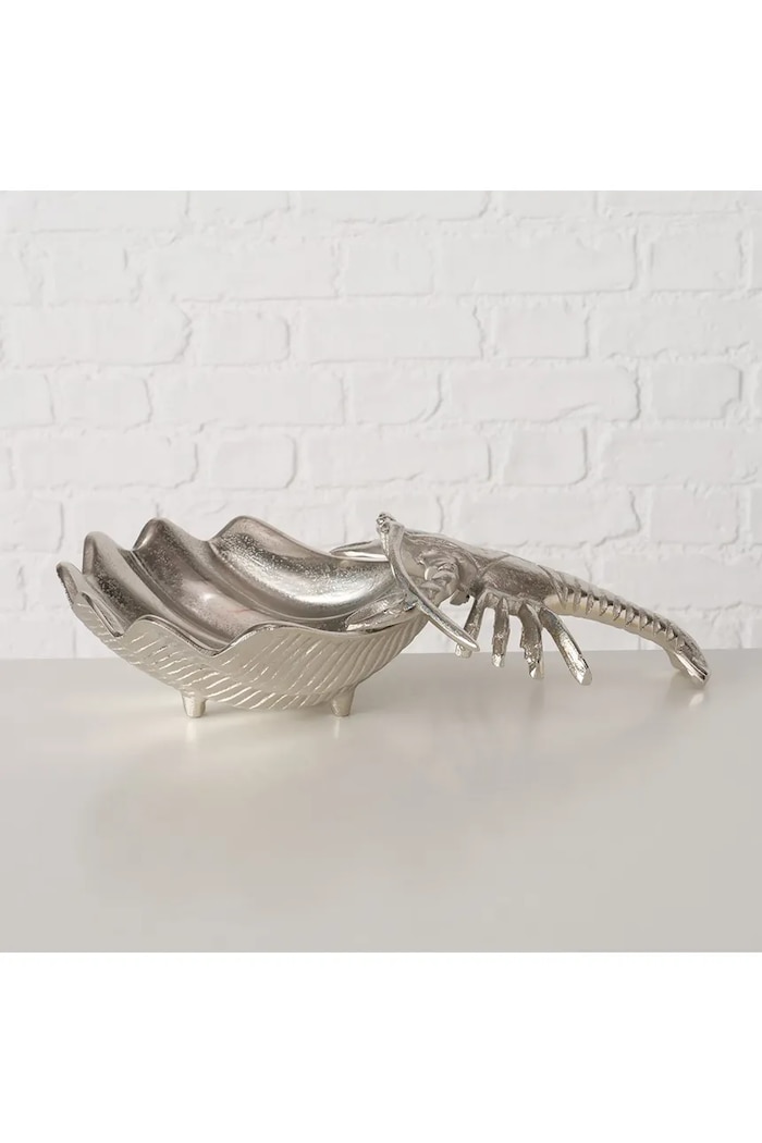 Декоративное блюдо Boltze Lobster 35,5 x 22,5 x 8 cm серый 2056560