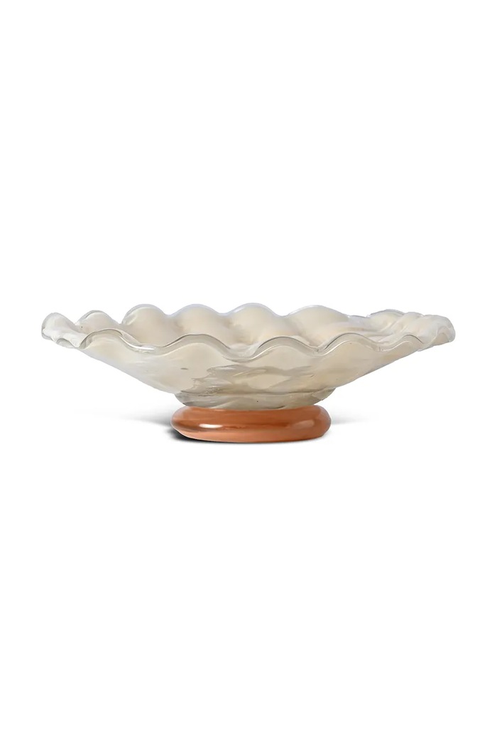 Byon misa na servírovanie z farebného skla 20 x 6 cm viacfarebná 5280608602