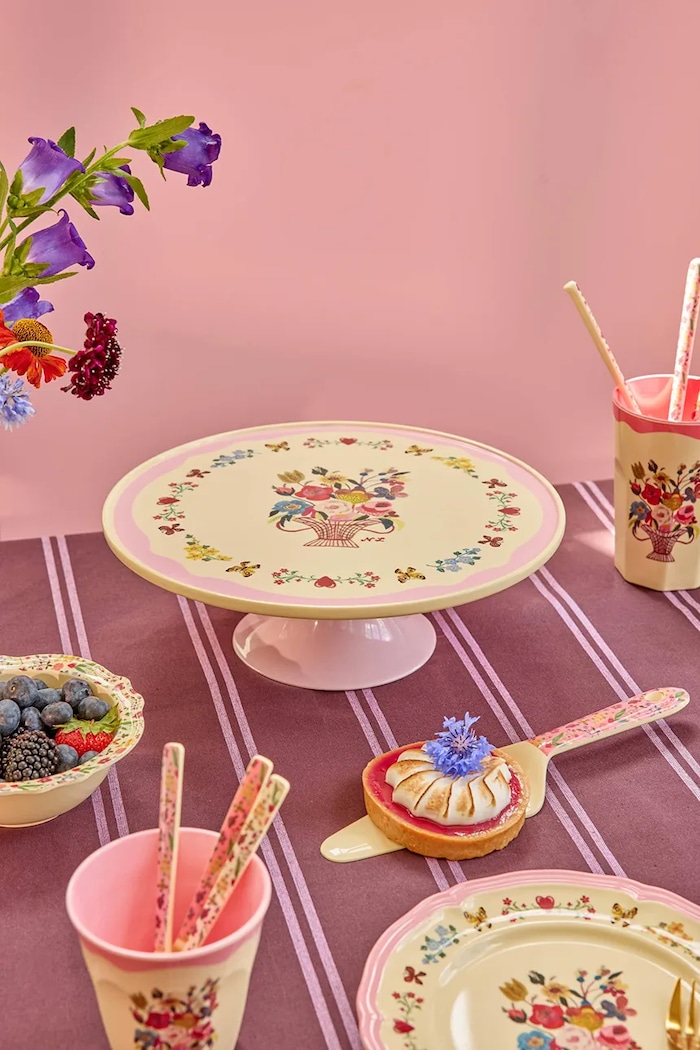 Rice patera z melaminy 11,5 x 29,5 cm MECAK.LONAT2I różowy AA00