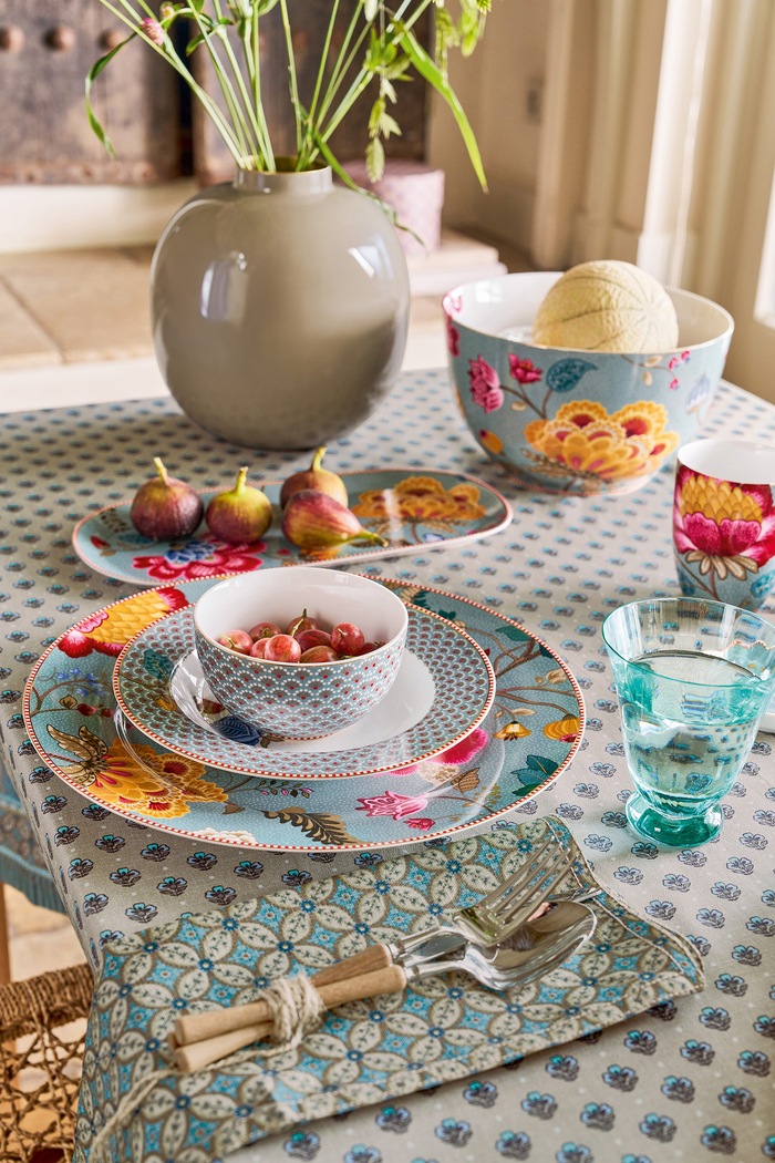 Kuchnia i bar Pip Studio Patera do deserów z porcelany Blooming Tales Fantasy 30,5 cm 51010037 multicolor