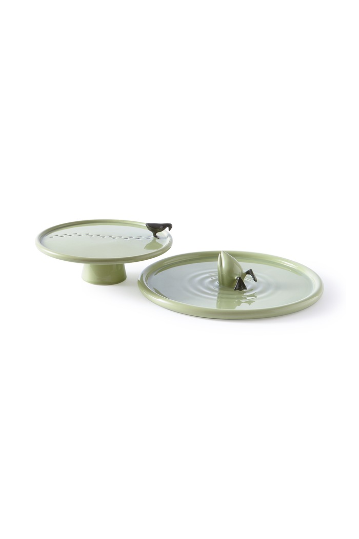 Patera z dolomitu Walking Duck POLSPOTTEN zielony 230.300.186
