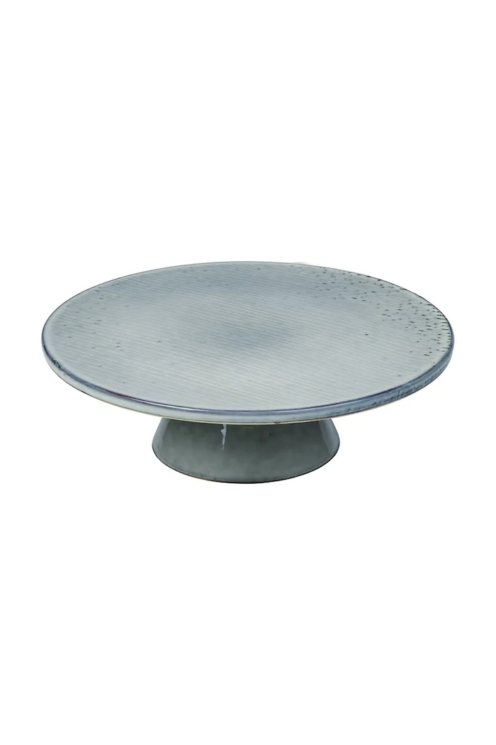 Broste Copenhagen Patera do ciasta z kamionki Nordic Sea niebieski 14533459