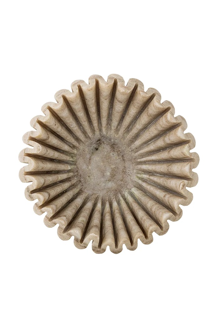 Bloomingville Miska marmurowa 17,5 x 6 cm 82073253 beżowy AA00