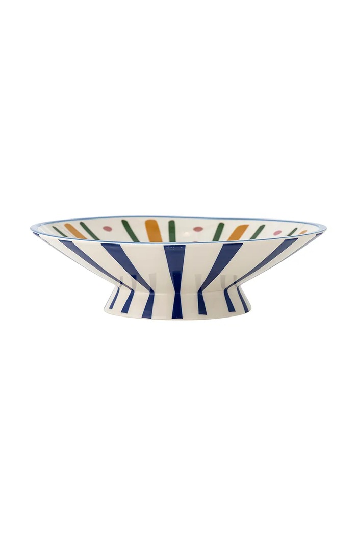 Kuchnia i bar Bloomingville misa na owoce z kamionki 26,5 x 7,5 cm 82063408 multicolor