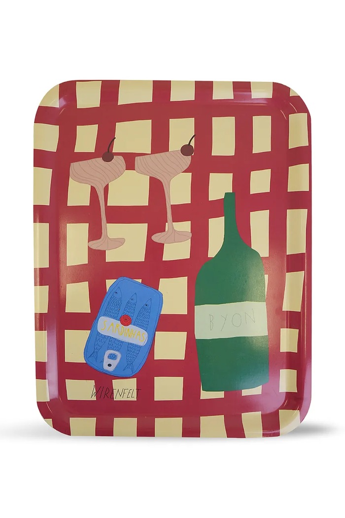 Byon Taca do serwowania z drewna dębowego 43 x 33 cm multicolor 5281800706