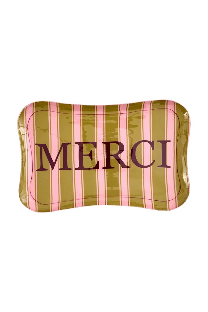 Rice taca do serwowania z metalu 22,5 x 34 cm multicolor METTR.MERCI