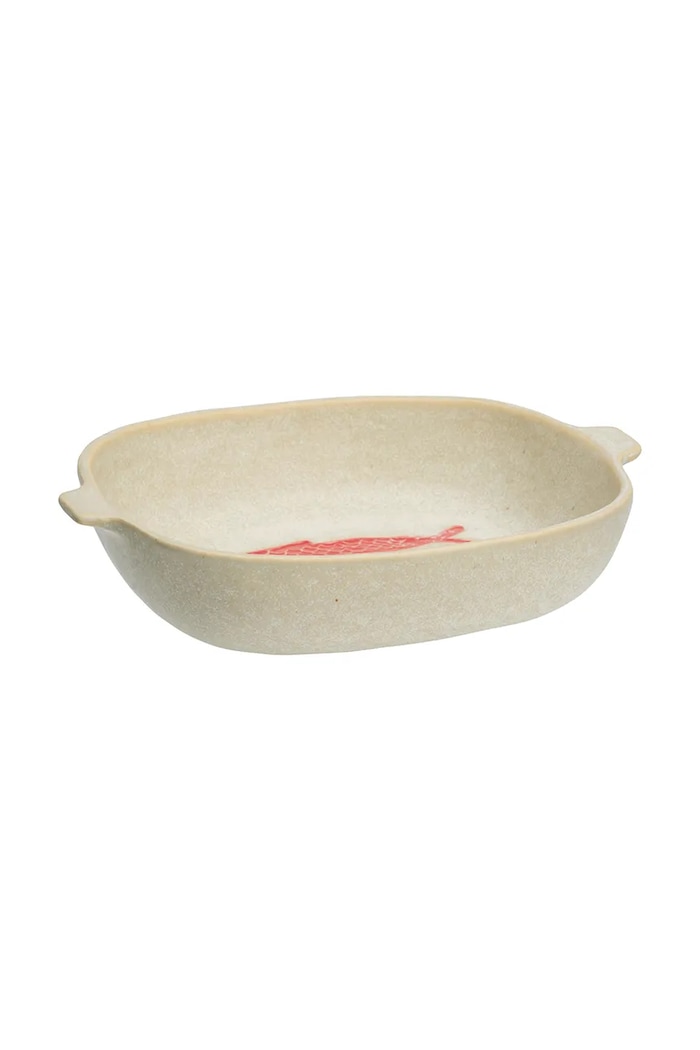 Madam Stoltz naczynie żaroodporne z kamionki 22,5 x 17 x 5 cm biały B240112223O