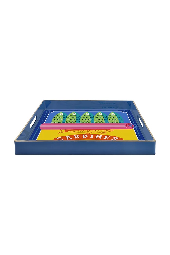 Tognana taca dekoracyjna z tworzywa sztucznego 35 x 35 cm SV9VQ3D3085A niebieski AA00
