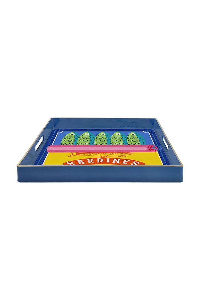 Tognana taca dekoracyjna z tworzywa sztucznego 35 x 35 cm SV9VQ3D3085A niebieski AA00