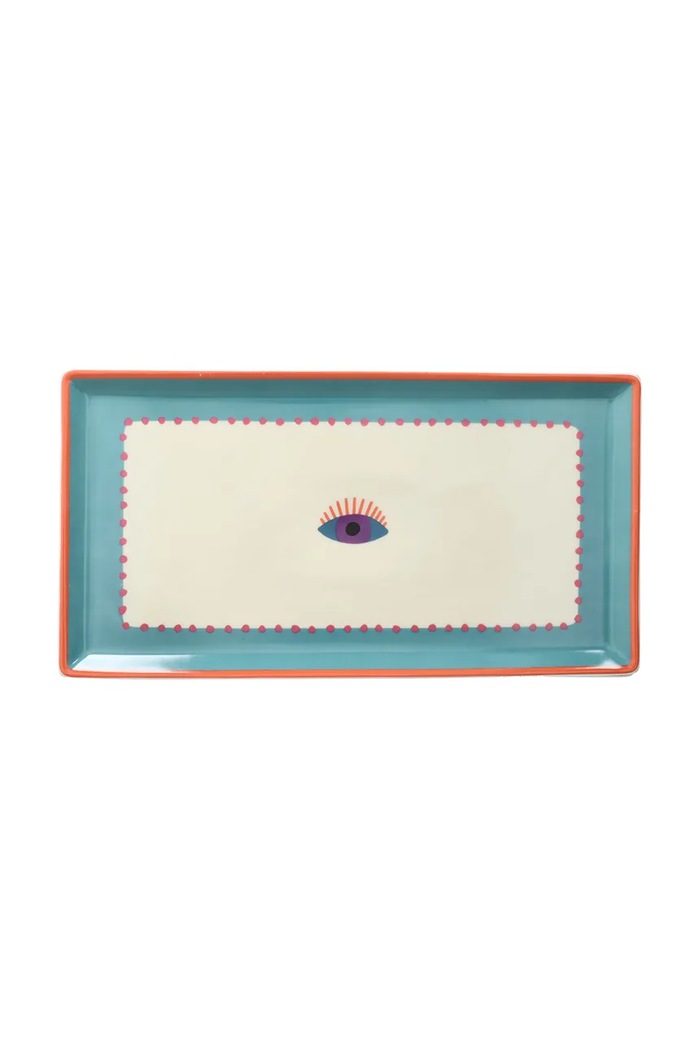 Tognana talerz do serwowania z porcelany 32 x 17 cm multicolor NL6VS3D3098A