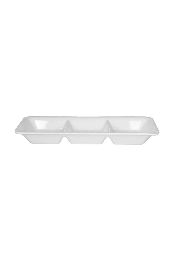 Tognana talerz do dipów z porcelany szkliwionej 34 x 12 cm AE634340000A biały AA00