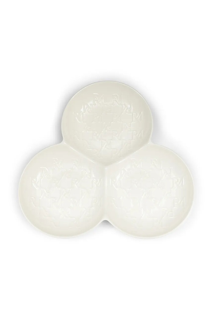 Riviera Maison krožnik za serviranje iz porcelana bela 585320