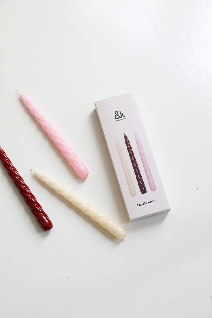 Home SPA &k amsterdam set de lumânări alpha reds set 3-pack 1095.02 multicolor