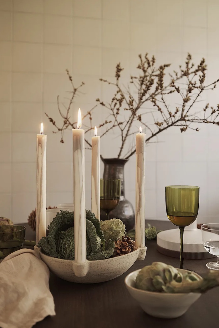 Accessories ferm LIVING set of candles Dryp 2-pack 1104264771 multicolor
