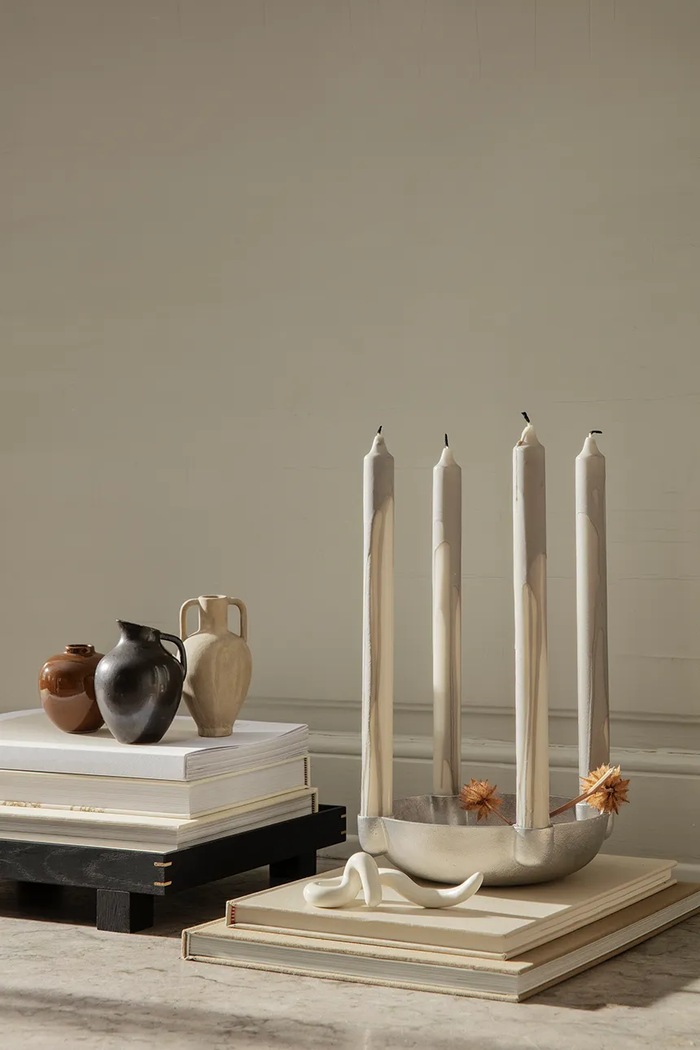 ferm LIVING set of candles Dryp 2-pack multicolor 1104264771