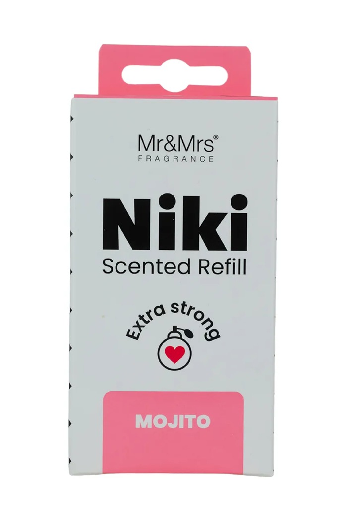 Ένθετο για διαχυτή αυτοκινήτου Mr & Mrs Fragrance Mojito πολύχρωμο JRNIKIBX024V02