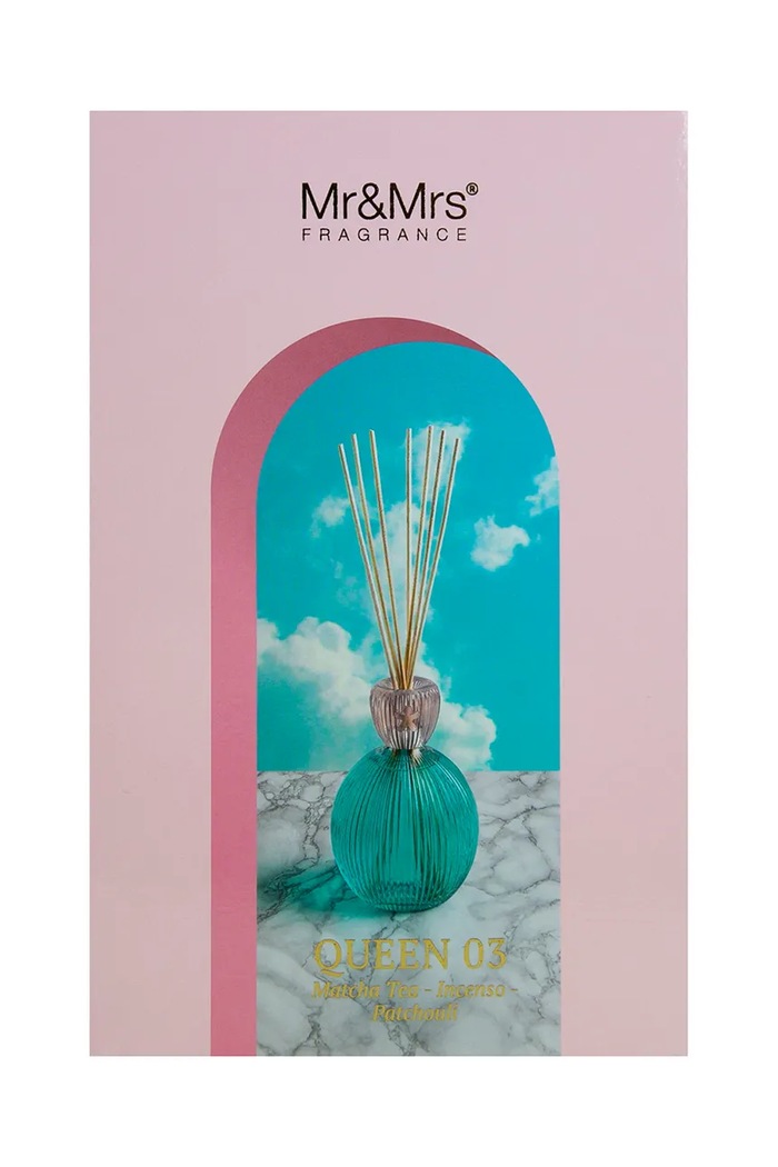 Mr & Mrs Fragrance aroma diffúzor Queen Green 03, 500 ml JQUEEN050003 többszínű AA00