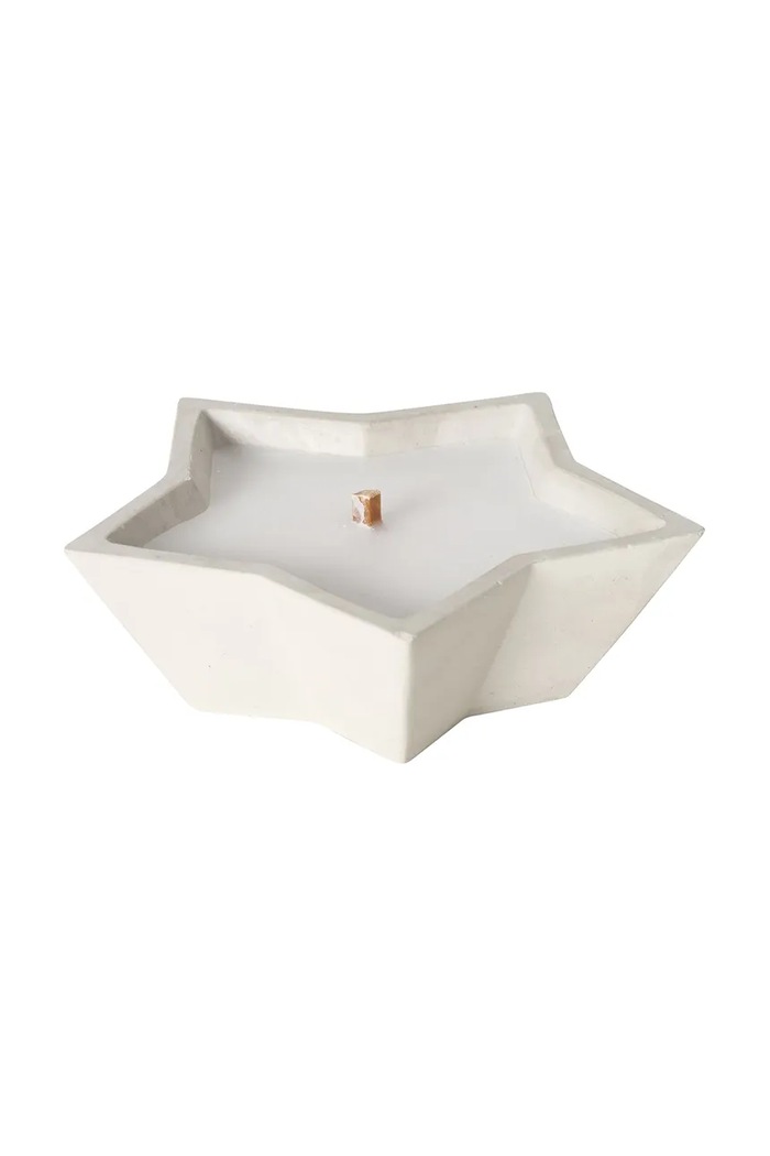 Boltze dekor gyertya Bonko 5,5 x 22cm fehér 2069461