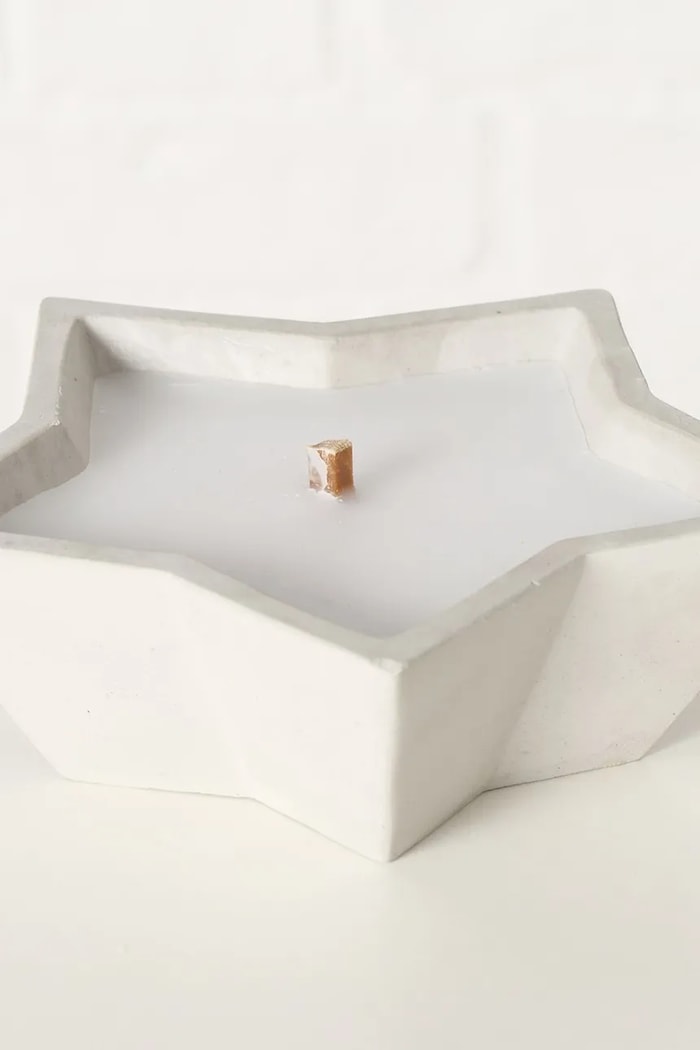 Boltze dekor gyertya Bonko 5,5 x 22cm 2069461 fehér AA00